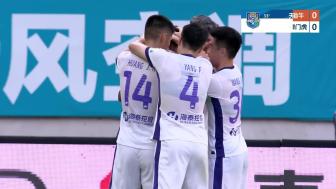津门虎2-0客胜海牛 三连胜暂脱降级区 津门虎2-0客胜海牛 三连胜暂脱降级区